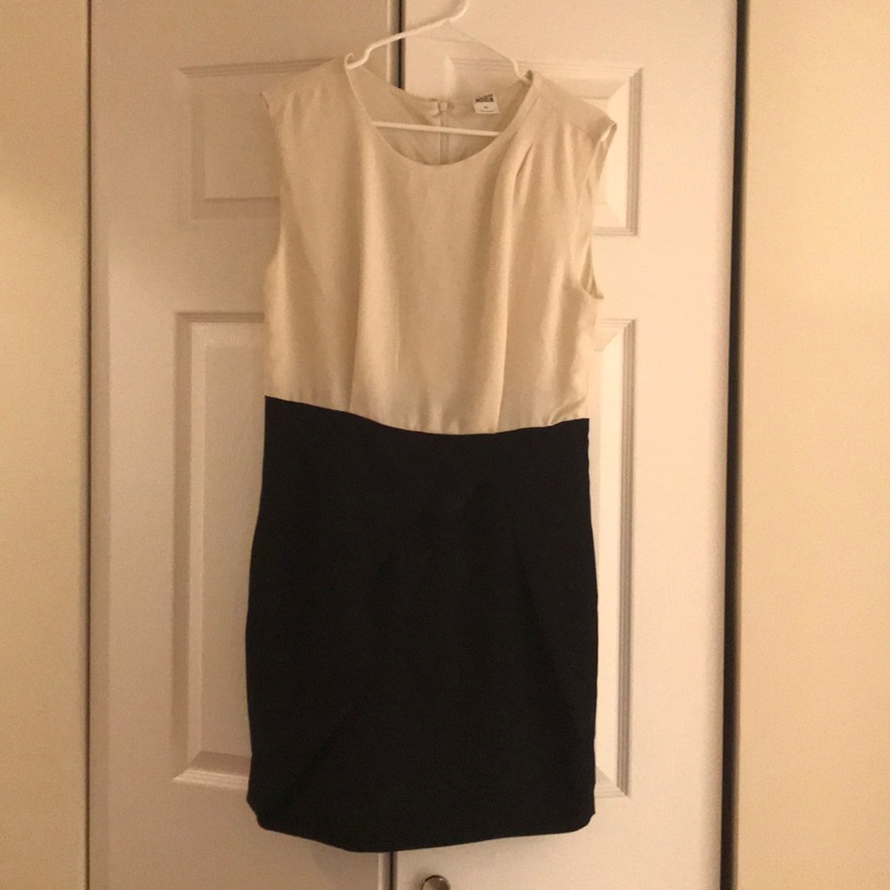 Dress black and white